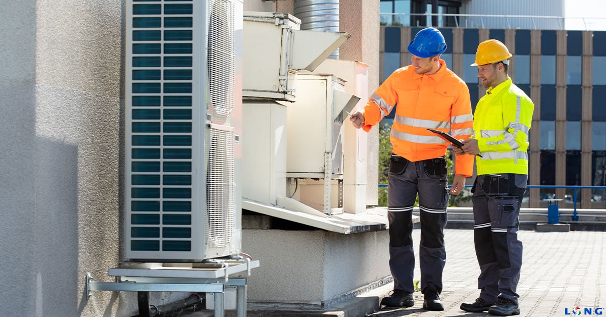 Preventative maintenance on commercial HVAC systems